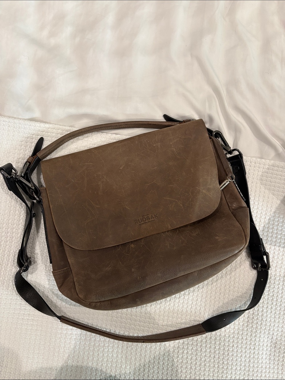 RUDSAK LEATHER SATCHEL